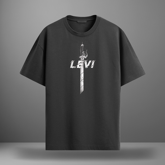 Oversize тениска Levi Ackerman – B&W