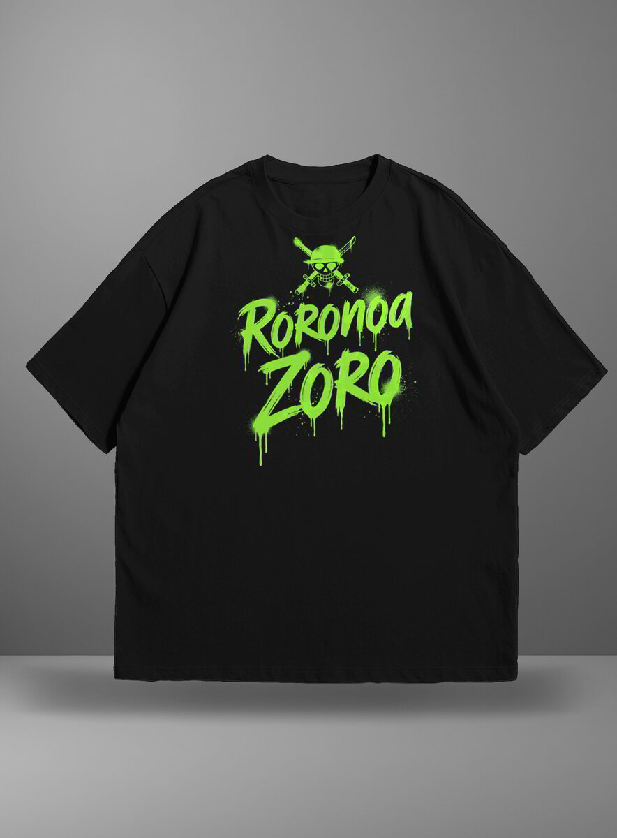 Oversize тениска Roronoa Zoro – Santoryu Master