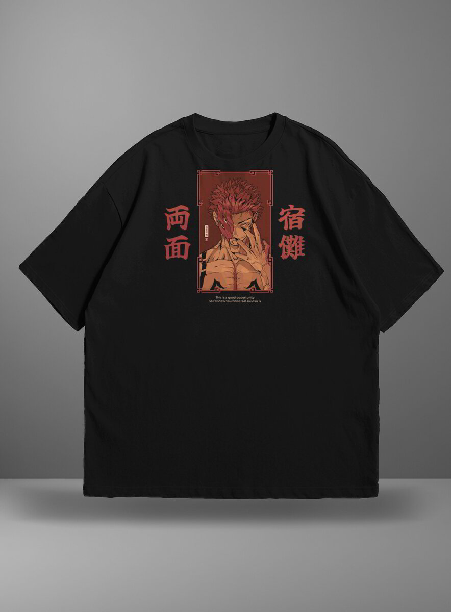 Oversize тениска Sukuna – JJK