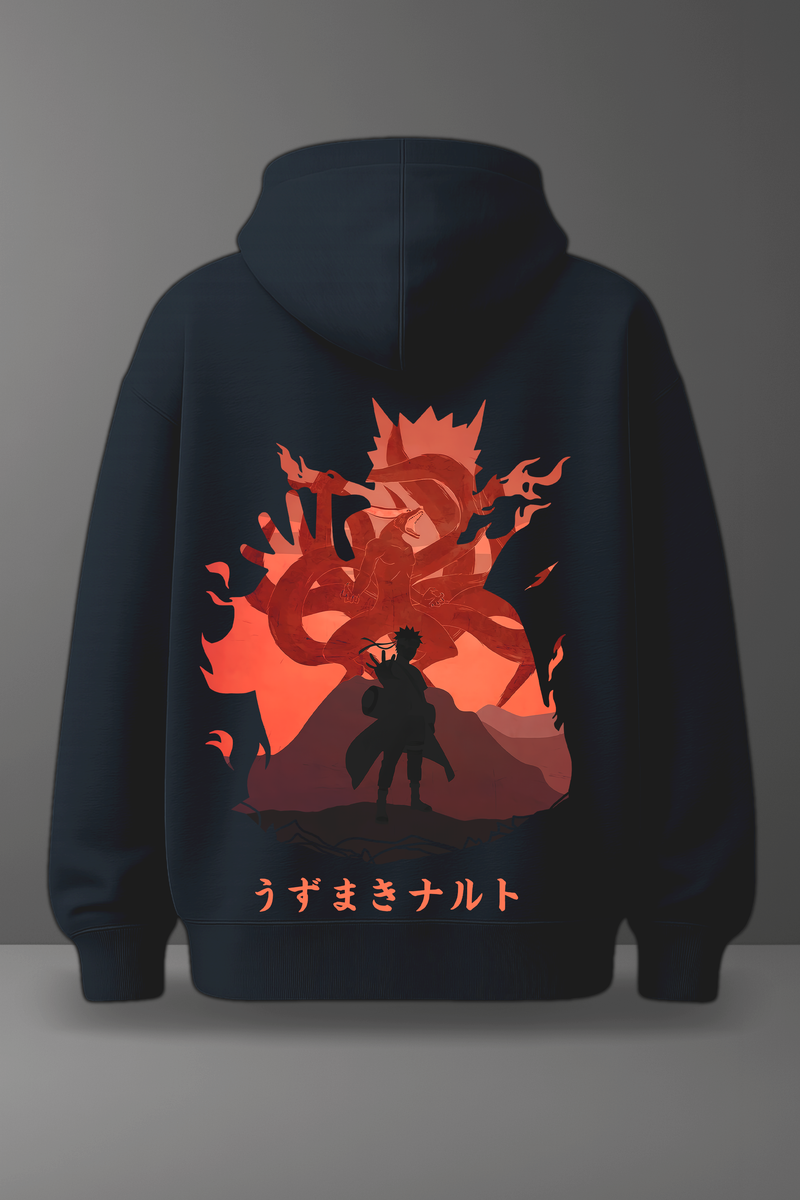 Oversize суичър Naruto – Awaken – Син