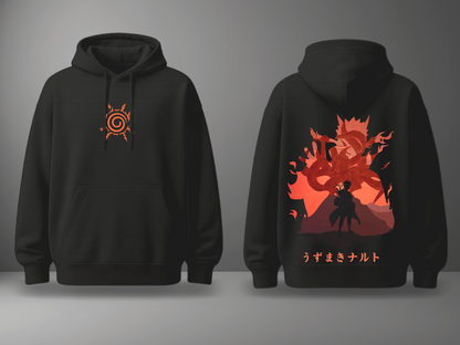 Oversize суичър Naruto – Awaken – Черен