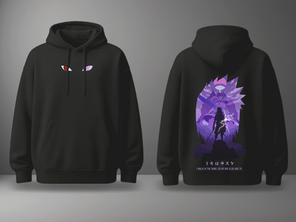 Oversize суичър Sasuke – Shadow Resolve – Черен