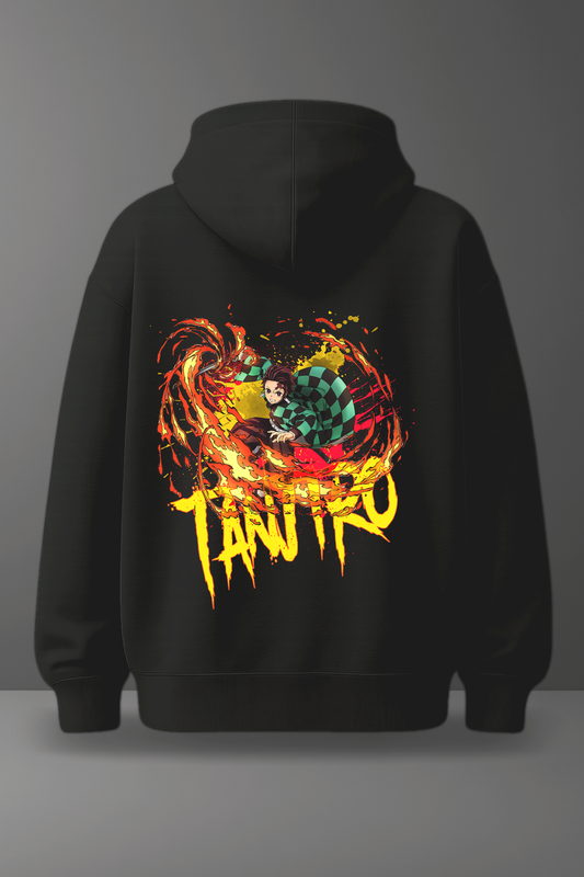 Oversize суичър Tanjiro – Oversized – Breathe Flame