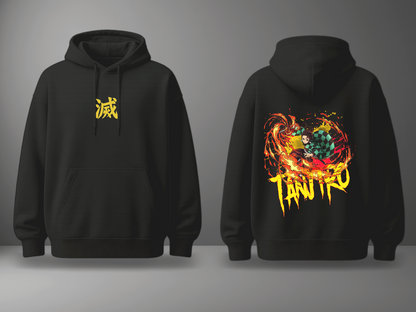 Oversize суичър Tanjiro – Oversized – Breathe Flame