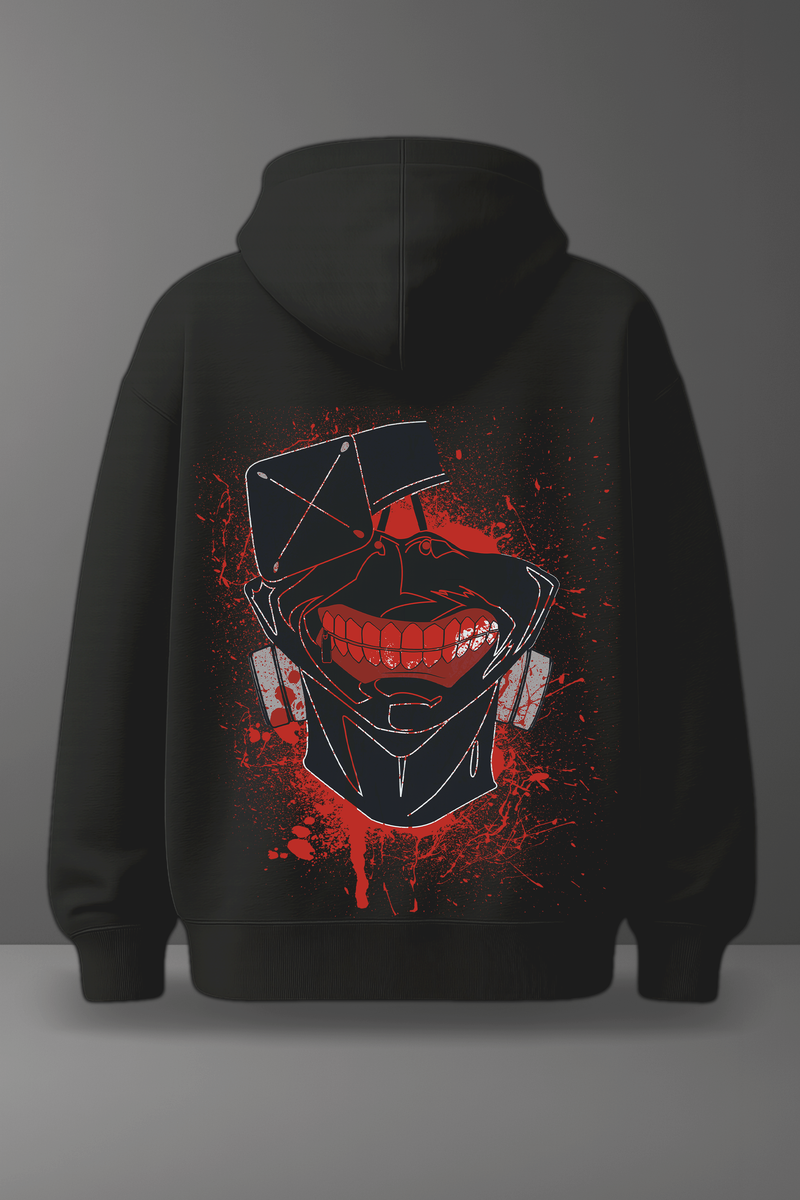 Oversize суичър Kaneki – Dark Surge – Черен