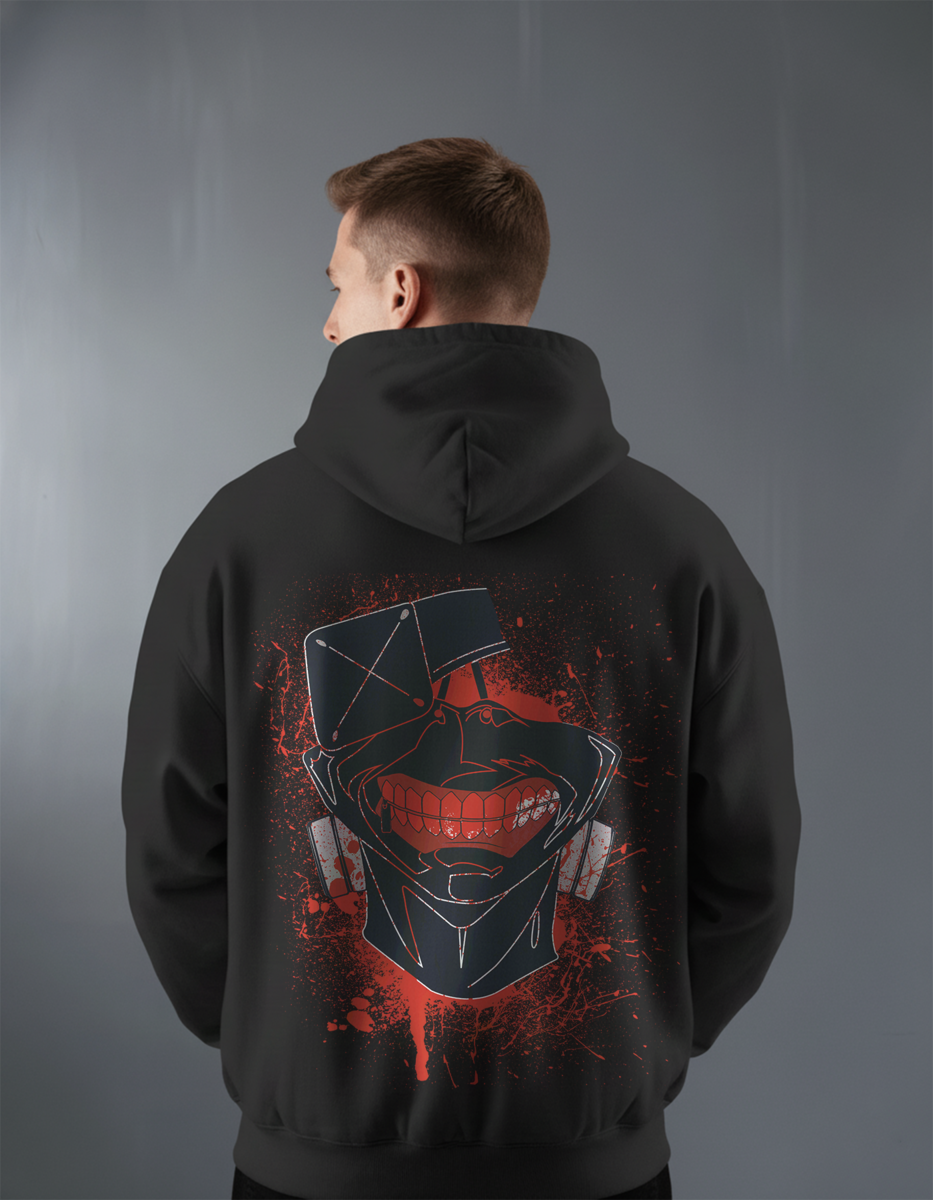 Oversize суичър Kaneki – Dark Surge – Черен