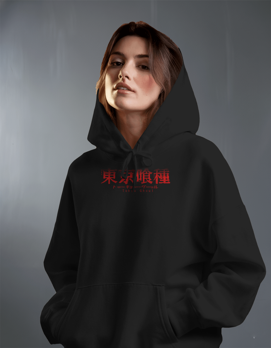 Oversize суичър Kaneki – Dark Surge – Черен