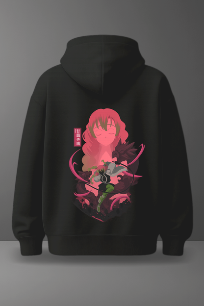 Oversize суичър Mitsuri Kanroji – Love’s Strength – Черен