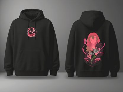 Oversize суичър Mitsuri Kanroji – Love’s Strength – Черен