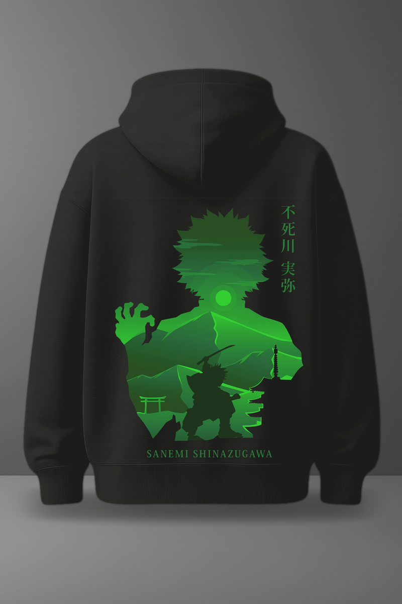 Oversize суичър Sanemi Shinazugawa – Wind’s Fury