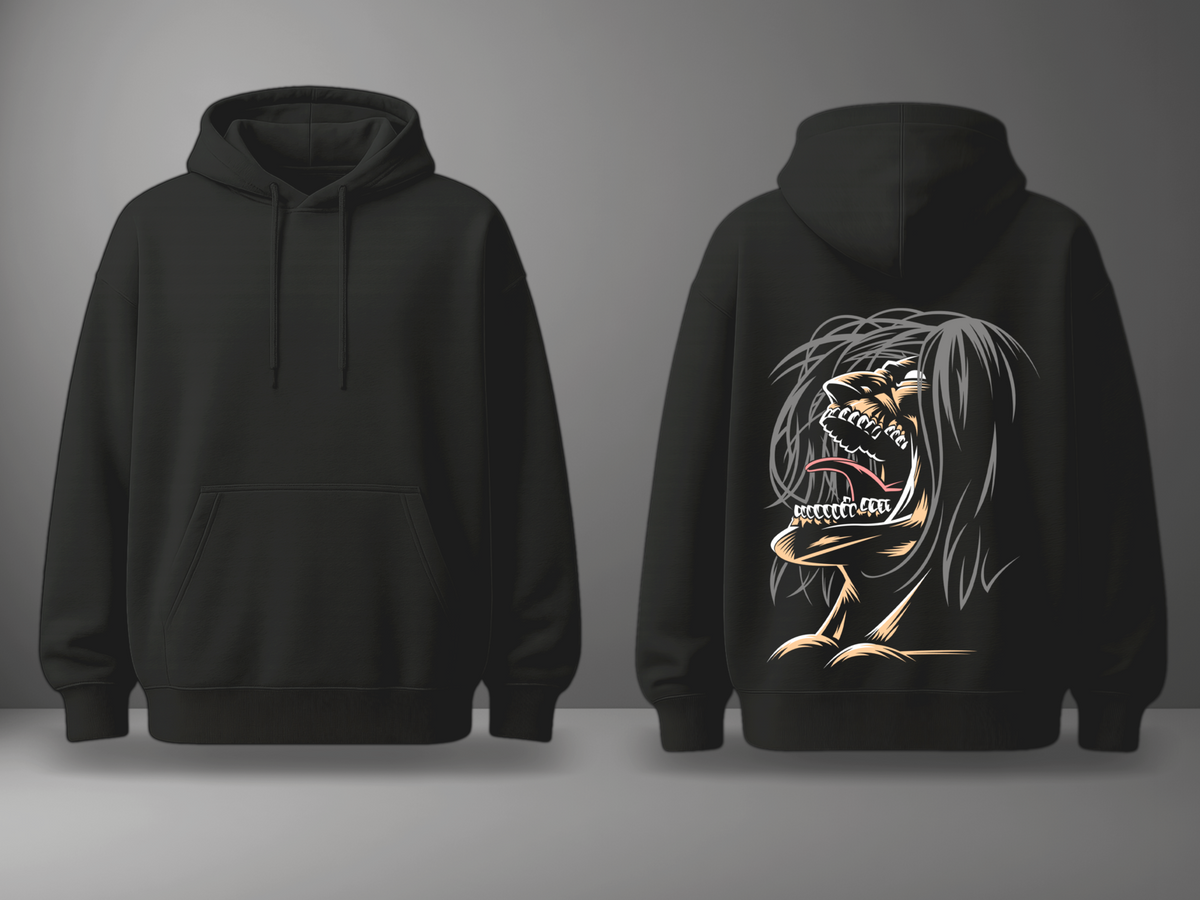 Oversize суичър Eren – The Attack Titan