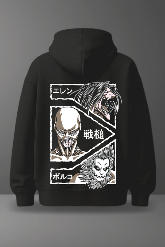 Oversize суичър AoT Titans
