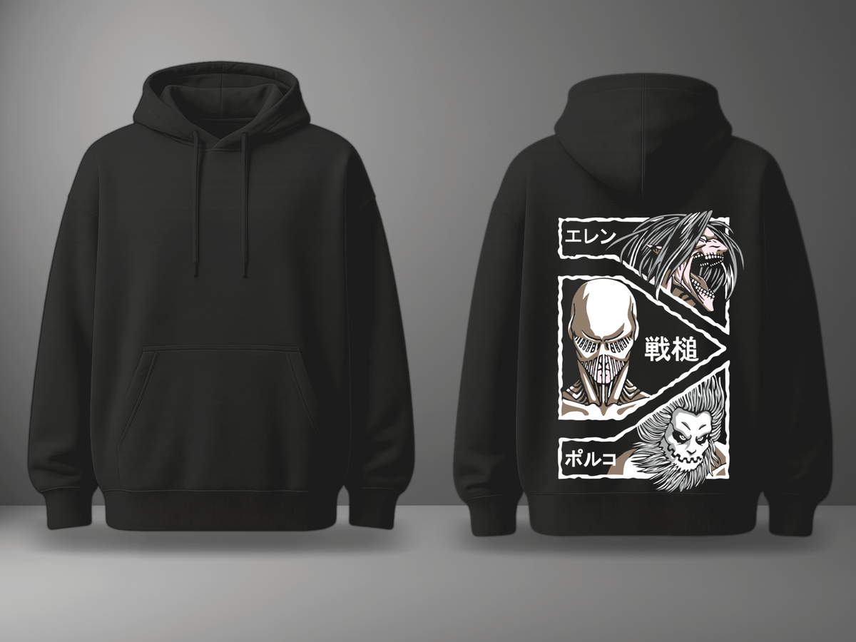 Oversize суичър AoT Titans