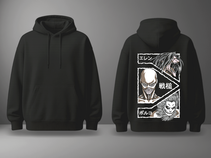 Oversize суичър AoT Titans
