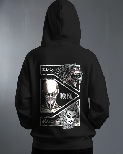 Oversize суичър AoT Titans