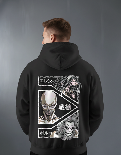 Oversize суичър AoT Titans