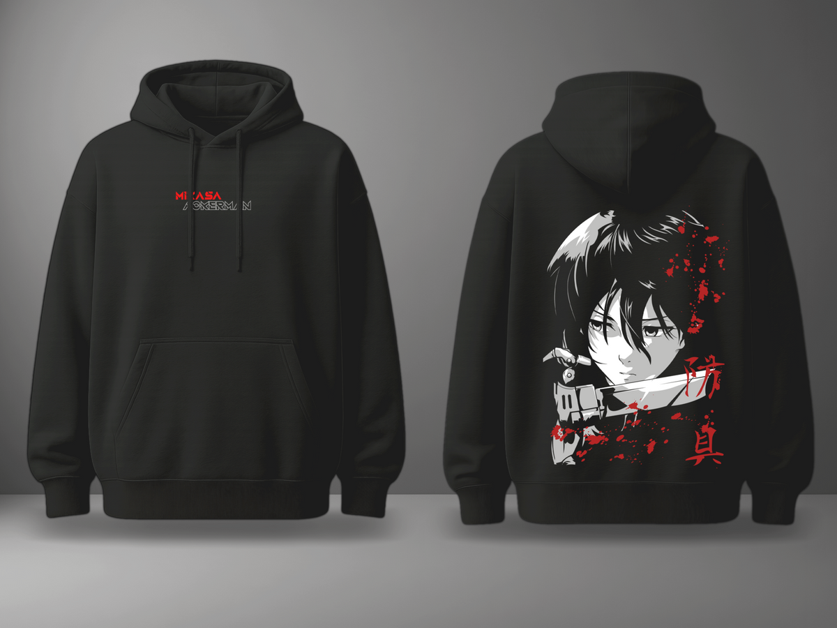 Oversize суичър Mikasa Ackerman – Lady Mikasa
