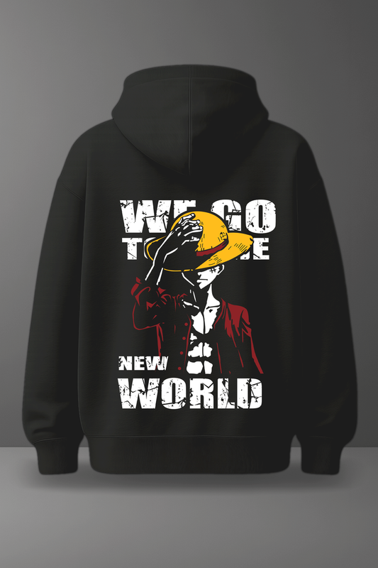 Oversize суичър Luffy – We go to the new world