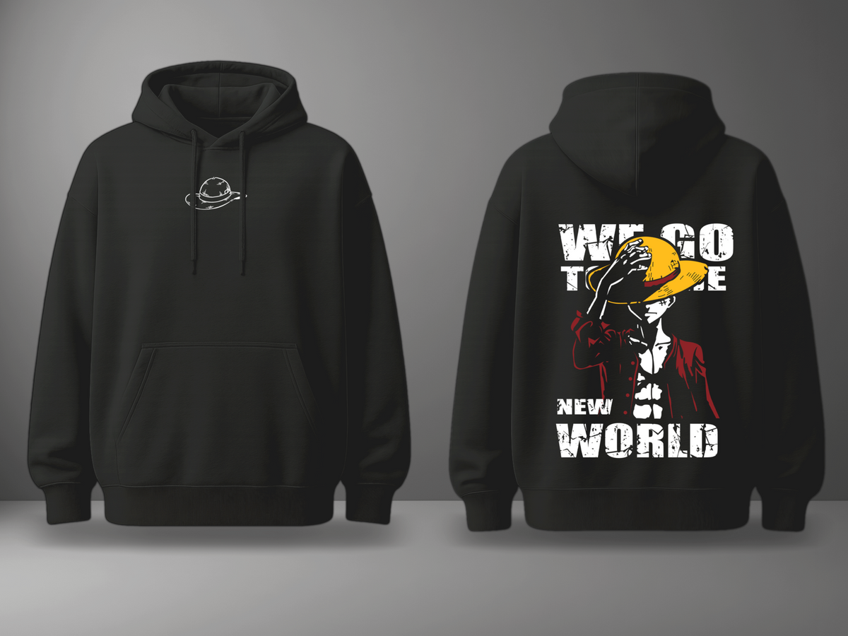 Oversize суичър Luffy – We go to the new world