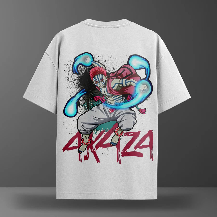 Oversize тениска Akaza – Бял