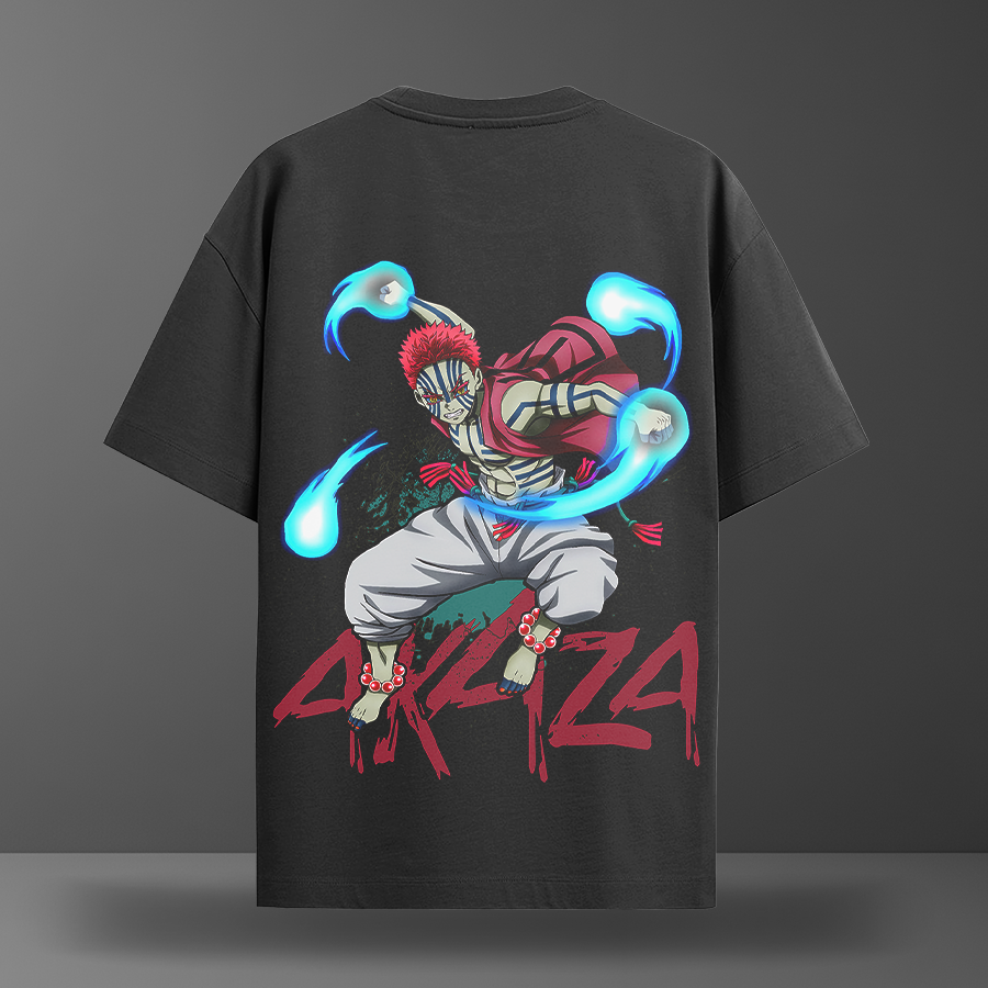 Oversize тениска Akaza – Черен
