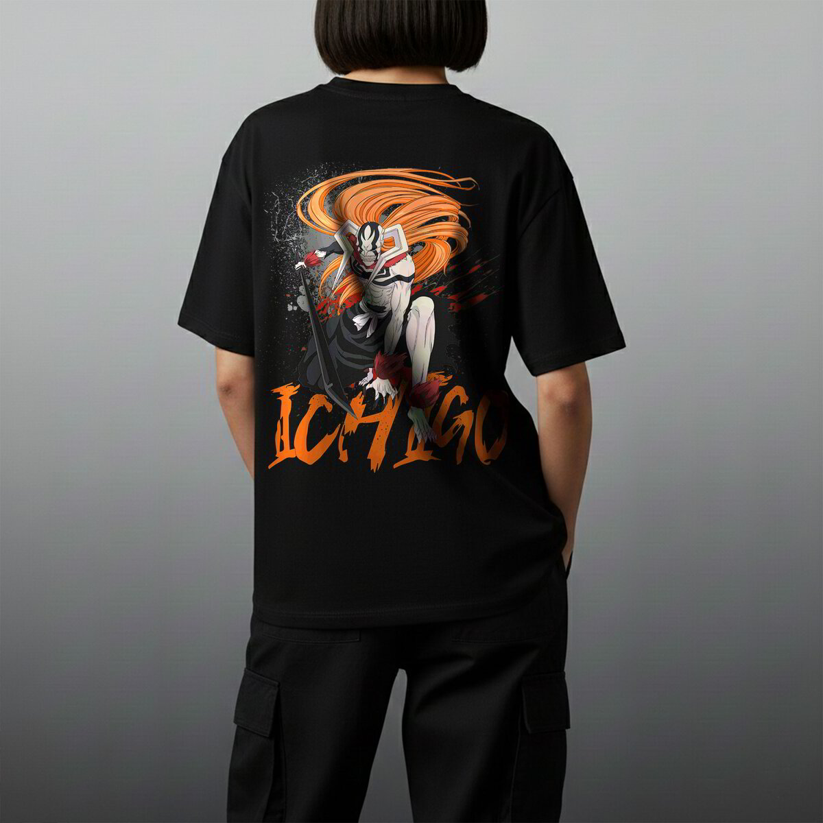 Oversize тениска Ichigo Kurosaki