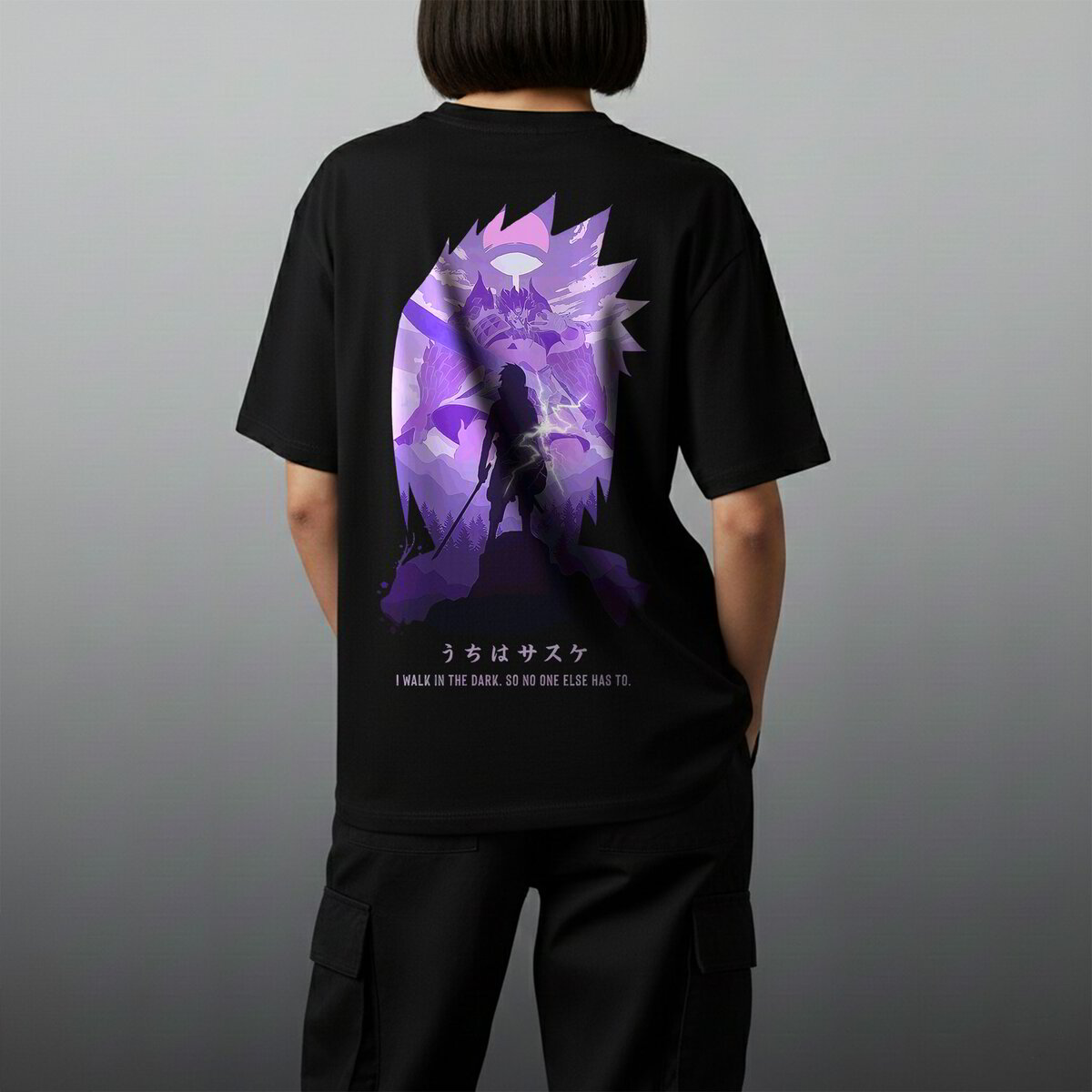 Oversize тениска Sasuke – Shadow Resolve
