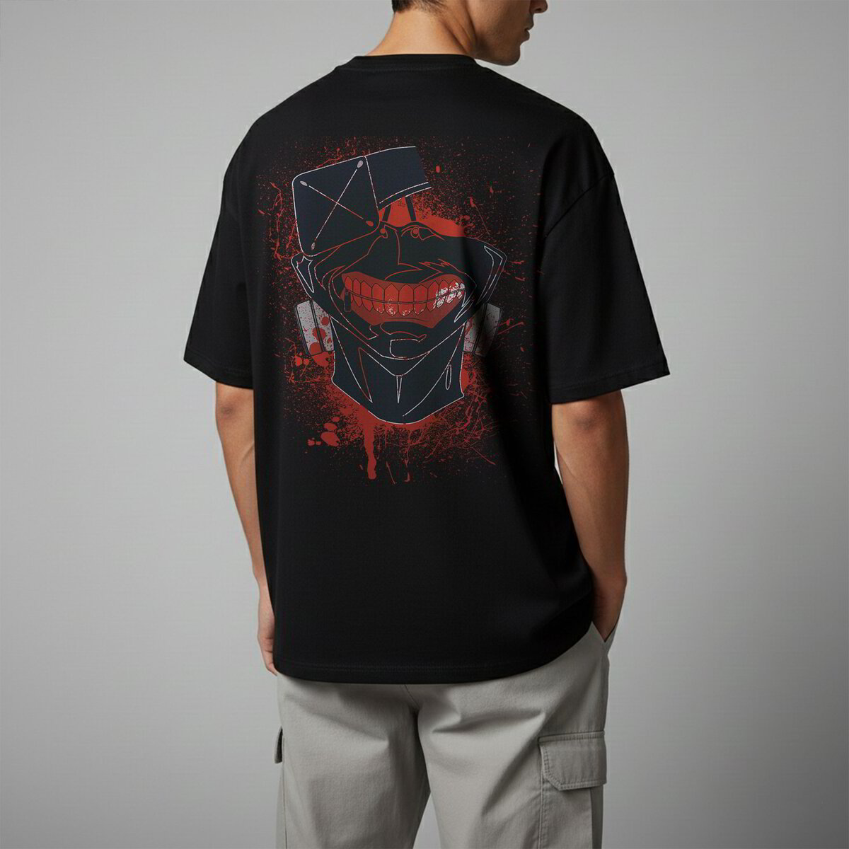 Oversize тениска Kaneki – Dark Surge