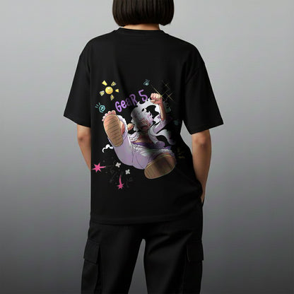 Oversize тениска Luffy – Gear 5