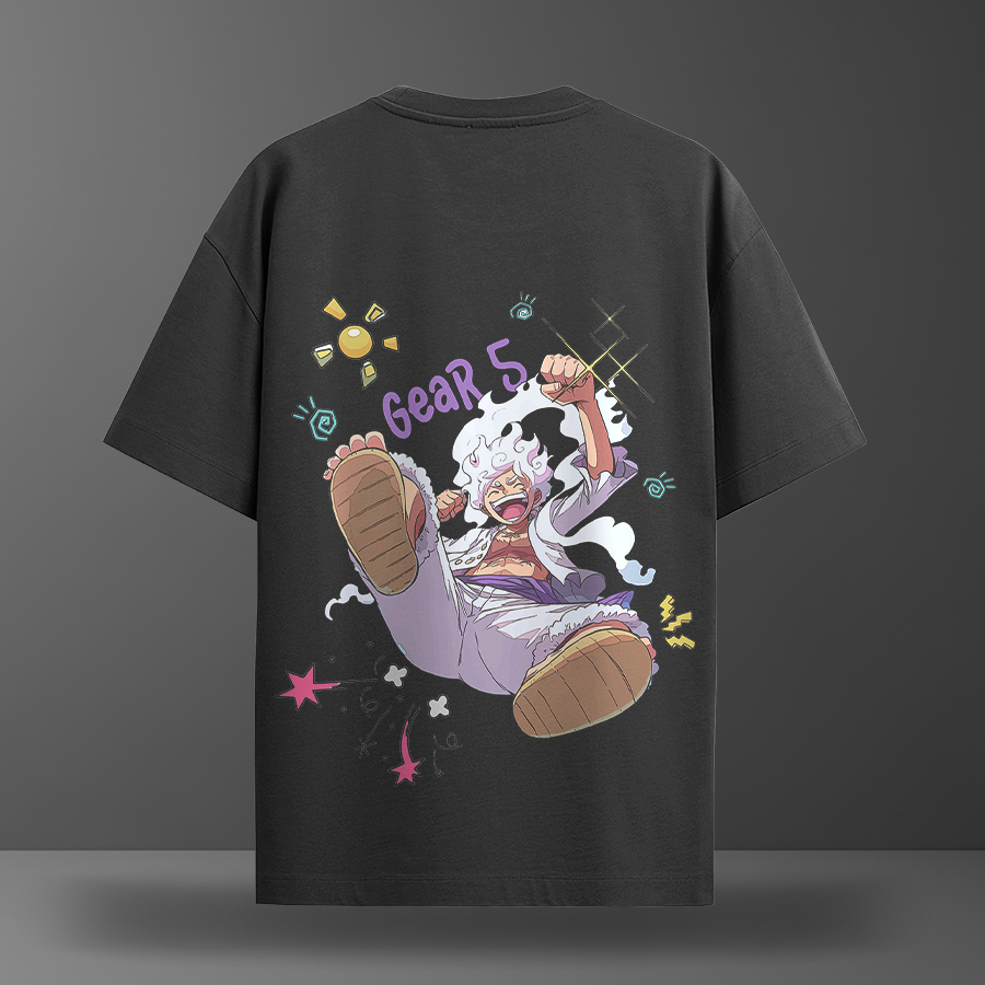 Oversize тениска Luffy – Gear 5