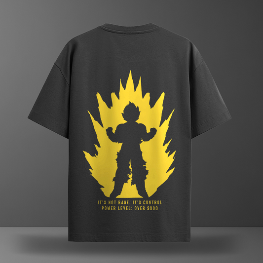 Oversize тениска Goku – Over 9000