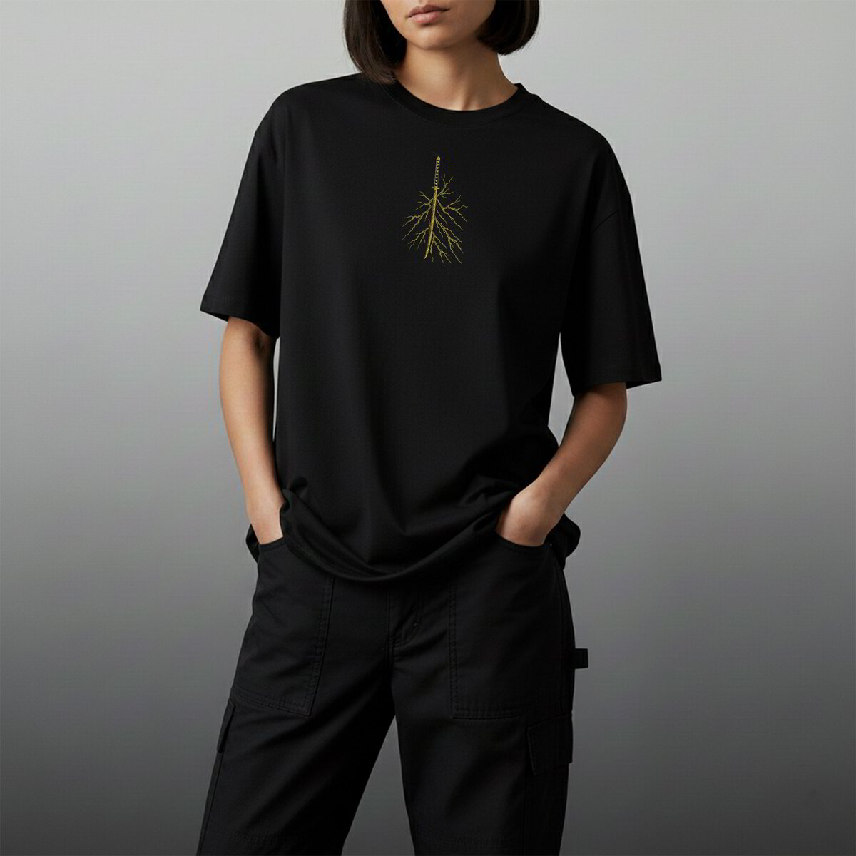 Oversize тениска Zenitsu – Thunderclap Flash