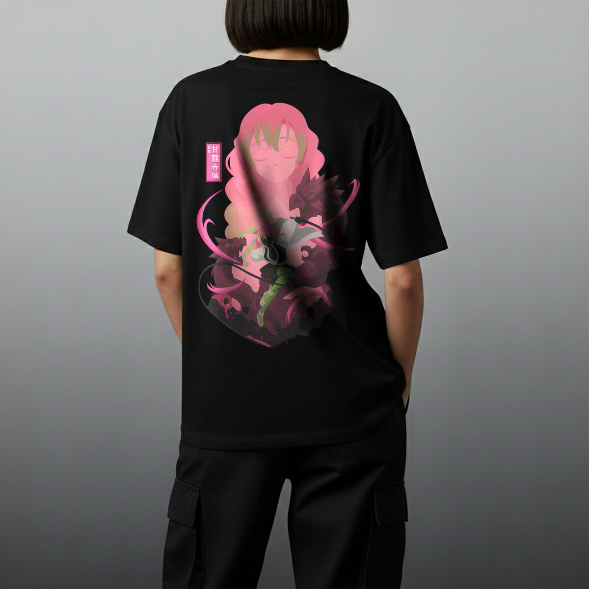Oversize тениска Mitsuri Kanroji – Love’s Strength