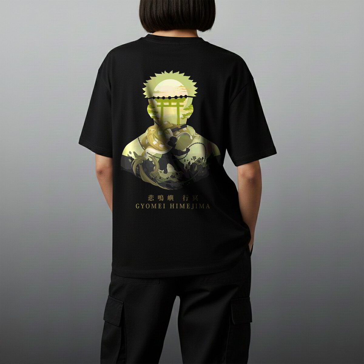Oversize тениска Gyomei Himejima – Stone Guardian