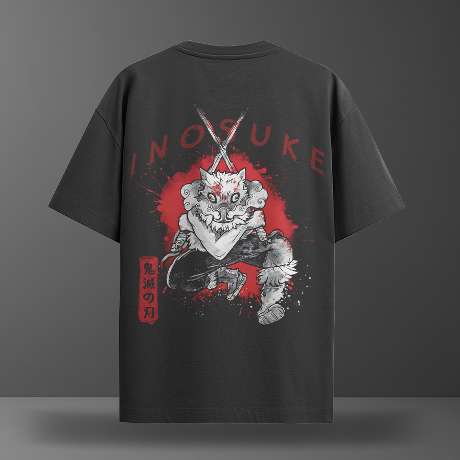 Oversize тениска Inosuke – Beast Breathing