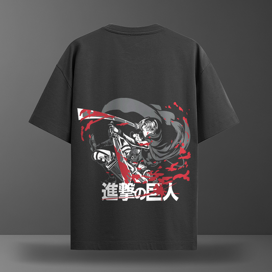 Oversize тениска Levi Ackerman – Strongest Soldier