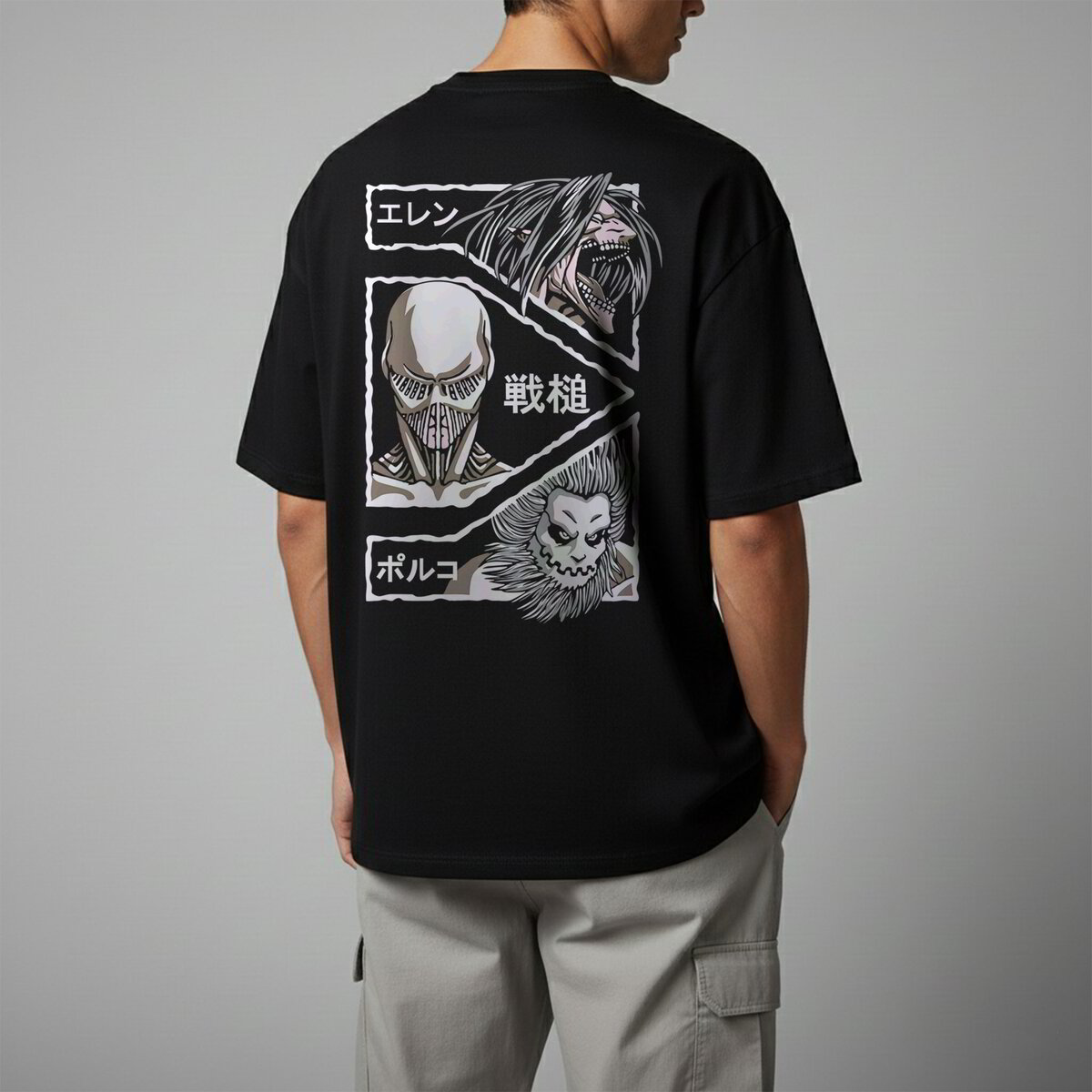 Oversize тениска AoT Titans