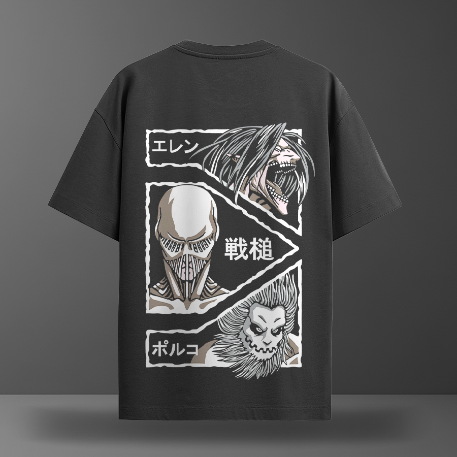 Oversize тениска AoT Titans
