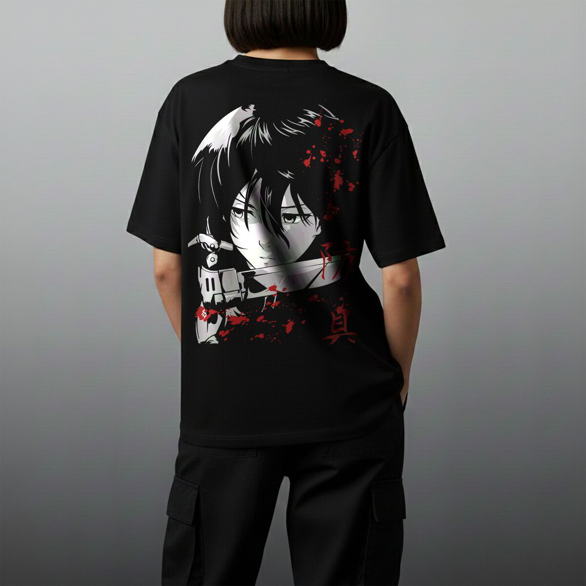 Oversize тениска Mikasa Ackerman – Lady Mikasa