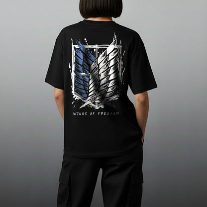 Oversize тениска Survey Corps – Tatakae