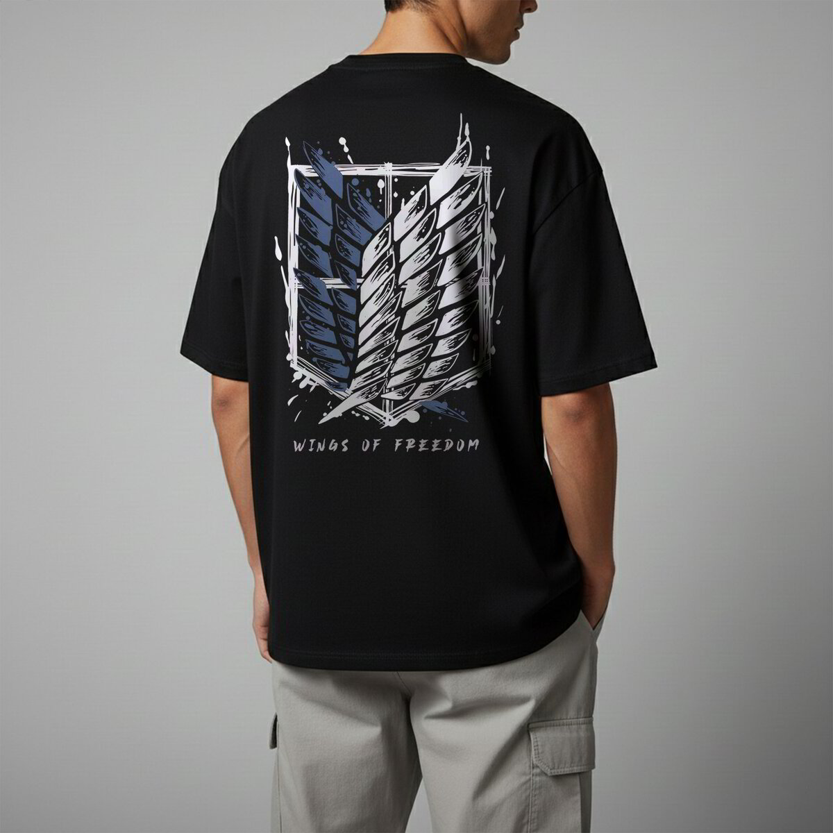 Oversize тениска Survey Corps – Tatakae