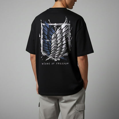 Oversize тениска Survey Corps – Tatakae