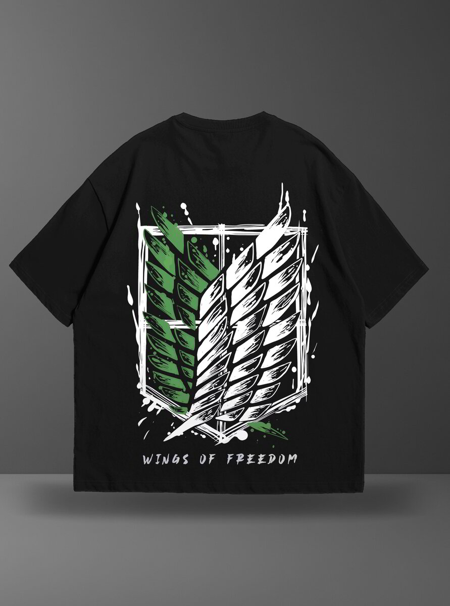 Oversize тениска Survey Corps – Tatakae