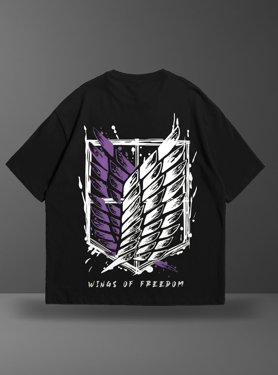 Oversize тениска Survey Corps – Tatakae