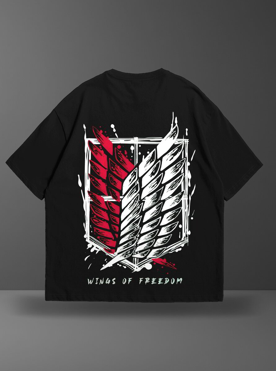 Oversize тениска Survey Corps – Tatakae