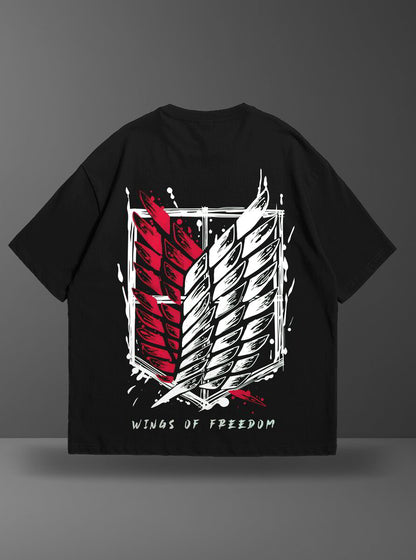 Oversize тениска Survey Corps – Tatakae