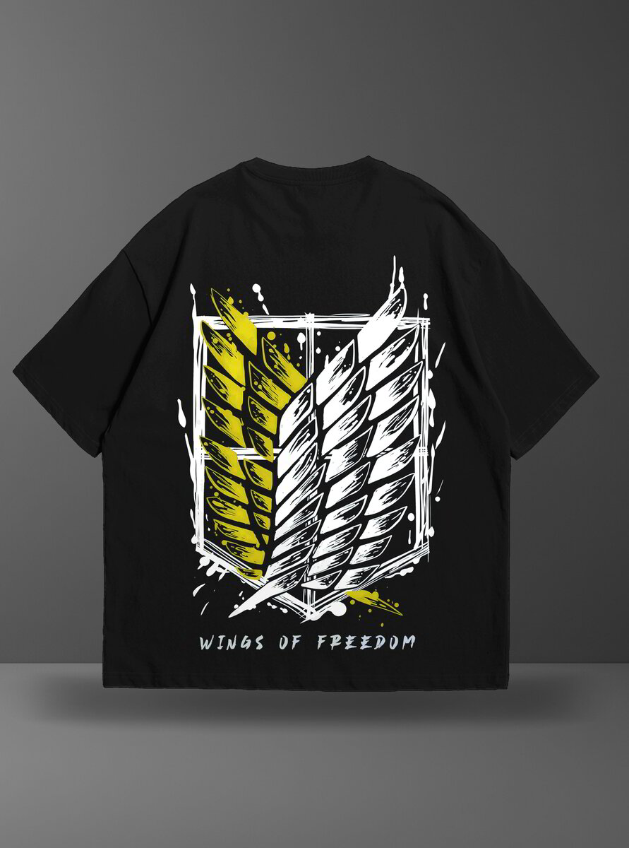 Oversize тениска Survey Corps – Tatakae