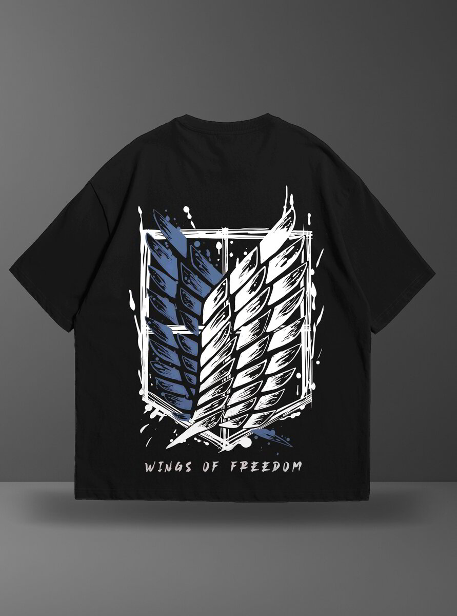 Oversize тениска Survey Corps – Tatakae