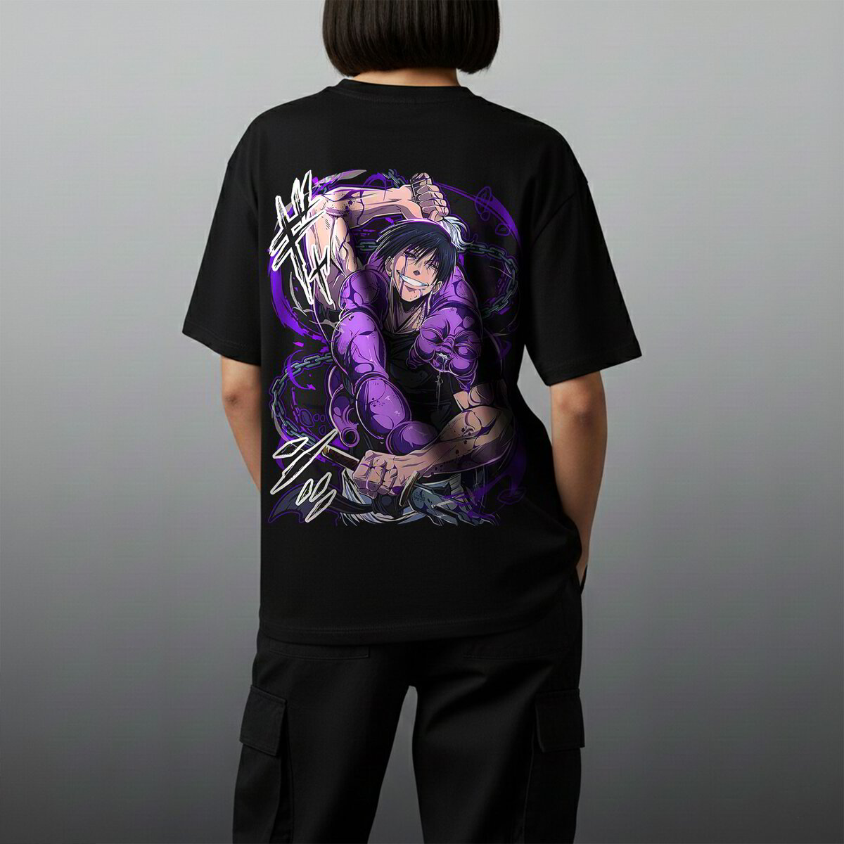 Oversize тениска Toji Fushiguro – The Sorcerer Killer