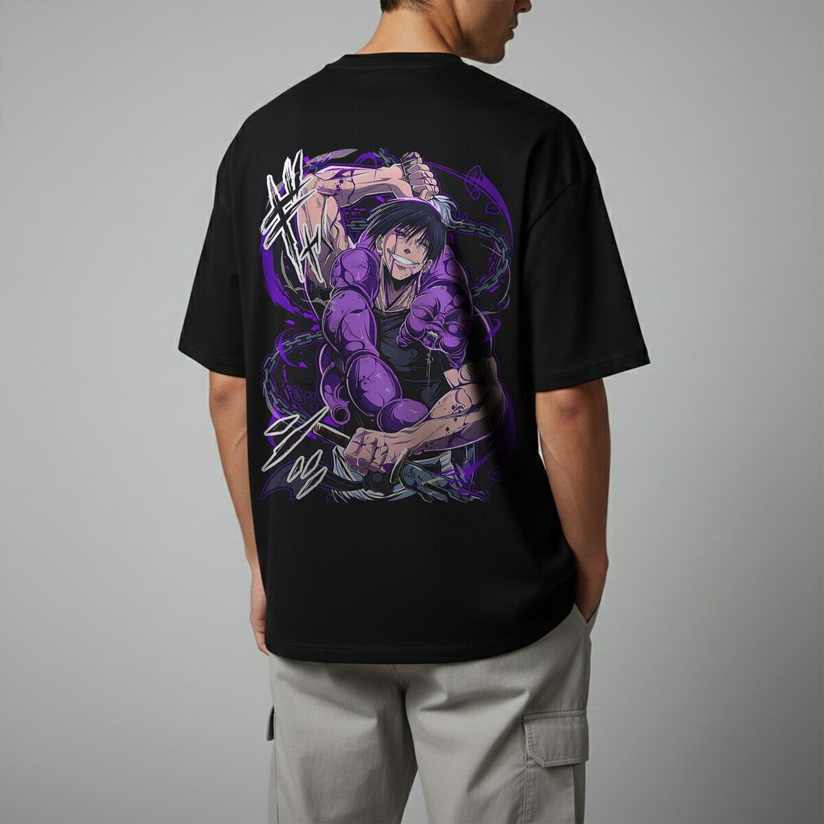Oversize тениска Toji Fushiguro – The Sorcerer Killer